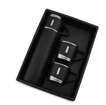 Set Termo Acero Inoxidable con 3 Pocillos