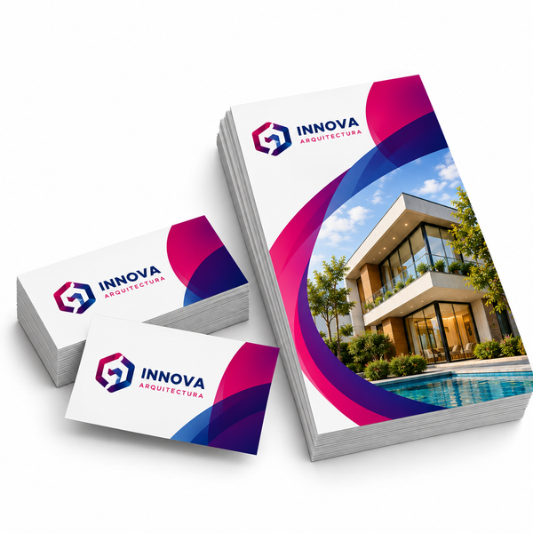 Combo DUO: Tarjetas de presentación + Volantes publicitarios